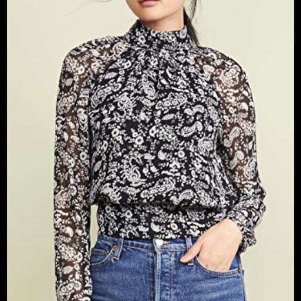 NWT Rebecca Minkoff Zariah Top, sz S